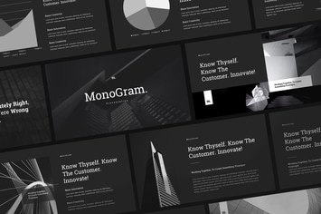 Monogram - Simple Elegant Keynote Template