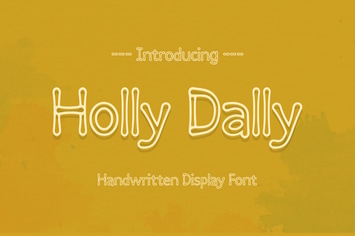 Holly Dally Handwritten Display