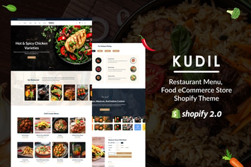 Kudil - Restaurant Menu, Food eCommerce Store Shop