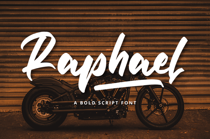Bold Script Font