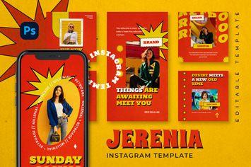 Jerenia - Retro Instagram Stories and Post