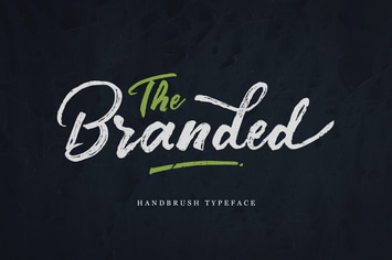 Branded Handbrush Font
