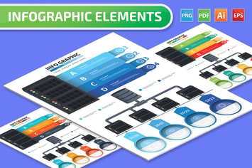 Database Infographics Elements