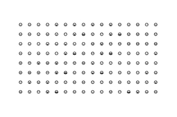 Mini Emoticons Illustration