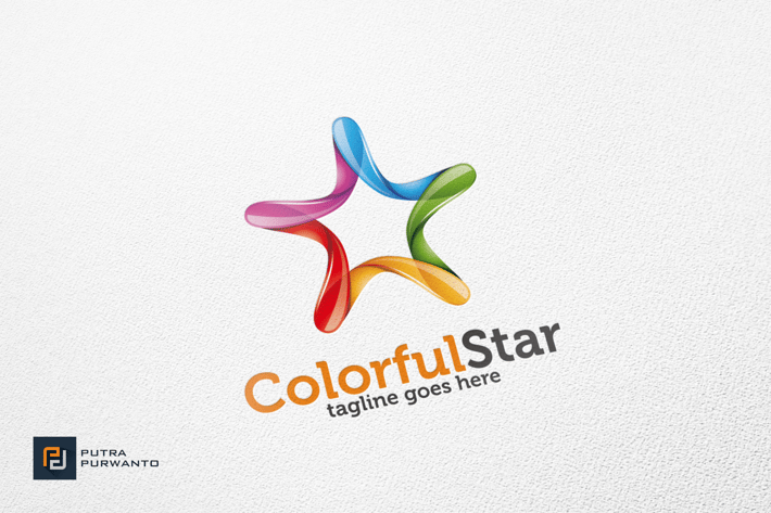 Colorful Star - Logo Template