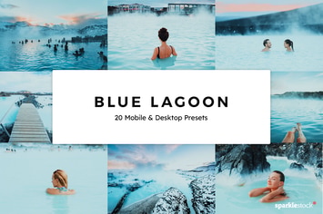 20 Blue Lagoon Lightroom Presets & LUTs