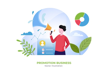 Promotion business vector illustration
