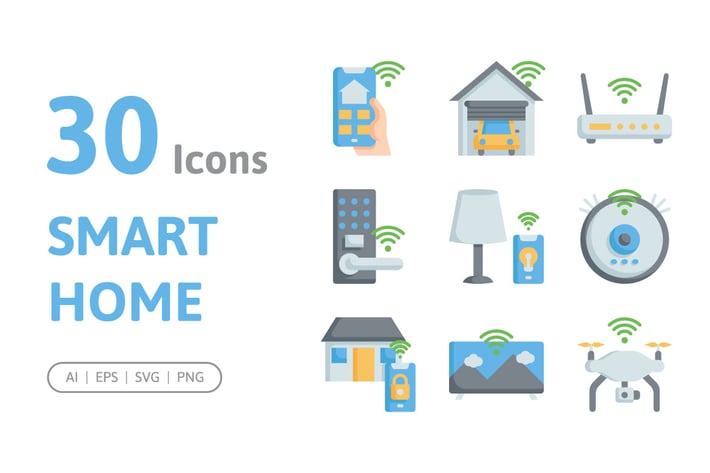 30 Smart Home Icons