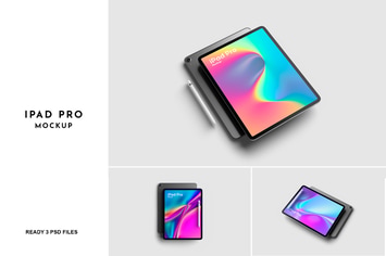 3 Psd iPad Pro Mockup