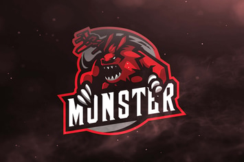 Monster Sport and Esports Logos