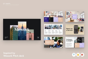 Wework Pitchdeck inspired Template