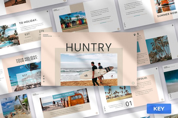 Huntry - Minimal Keynote Presentation Template