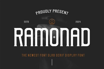 Ramonad - The New Slab Serif Display Font