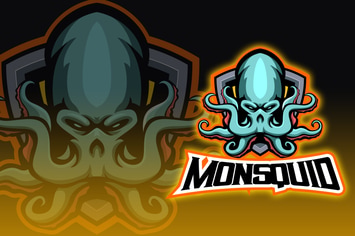 Monster Squid Esport Logo Design
