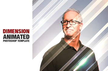 Dimension Animated Photoshop Template