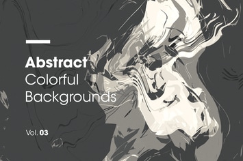 Abstract Colorful Spiral Backgrounds | Vol. 03