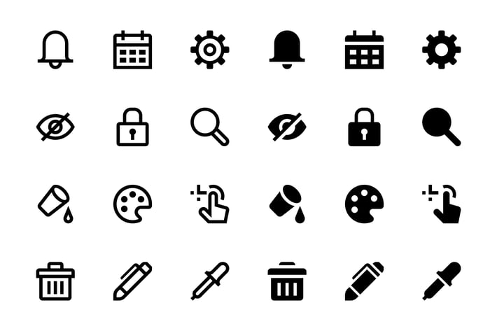 248 Basic UI Icons