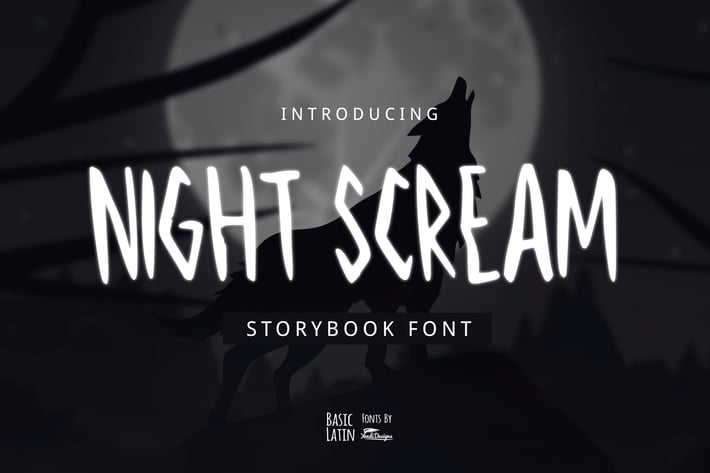 Night Scream Font