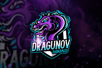 Dragunov Squad - Macot & Esport Logo