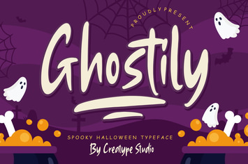 Ghostily Spooky Halloween Typeface