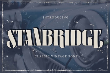 Standbridge | Classic Vintage Font