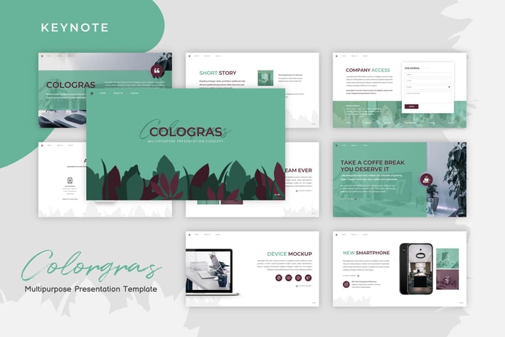 Cologras - Multipurpose Keynote Template