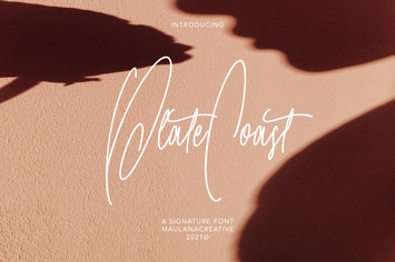 Plate Coast Signature Font