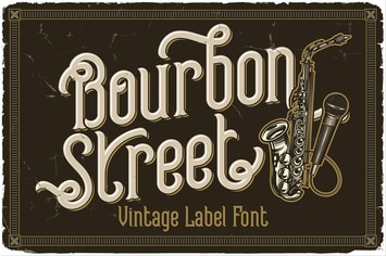Bourbon Street Display Font