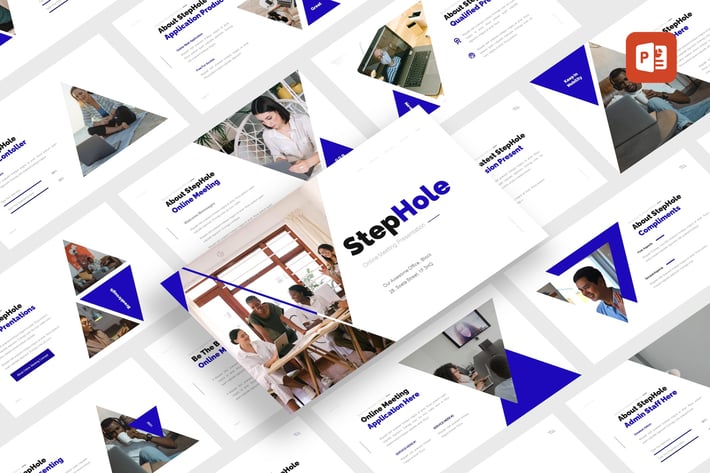 StepHole - Online Meeting PowerPoint Template