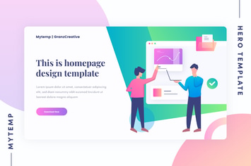 Mytemp - Teamwork Illustration