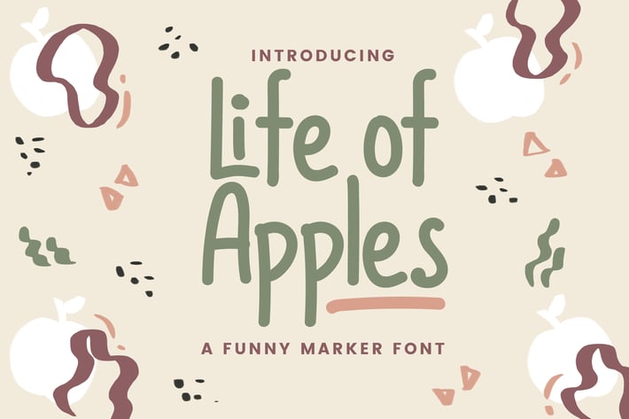 Life of Apples – Comic Handwritting Font