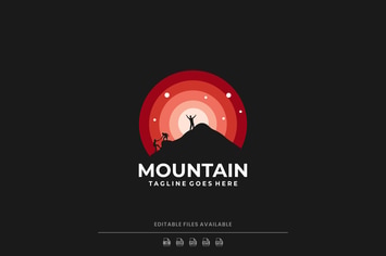 Mountain Silhouette Logo