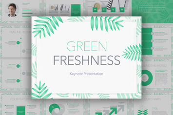 Green Freshness Keynote Template