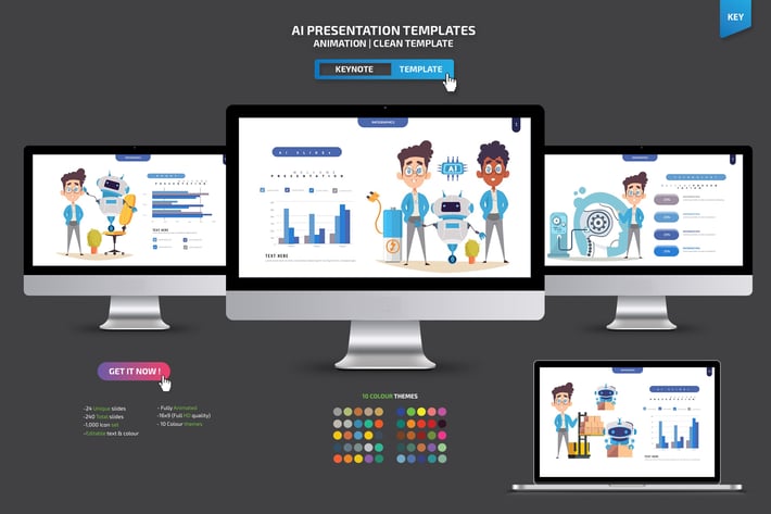 AI Keynote Presentation Templates