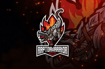 Raptor Warrior Esport Logo Template