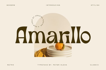 Amarillo - Modern Sans Font
