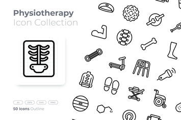 Physiotherapy Outline Icon