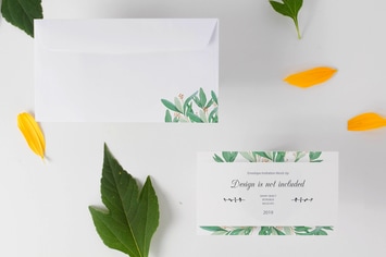 Envelope and Invitation Mock Up 