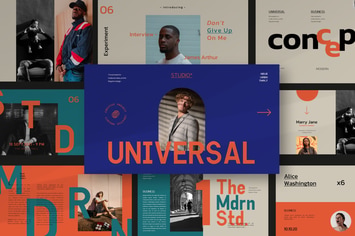ModernLine Keynote Template