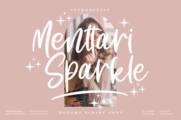 Menttari Sparkle Handwritten