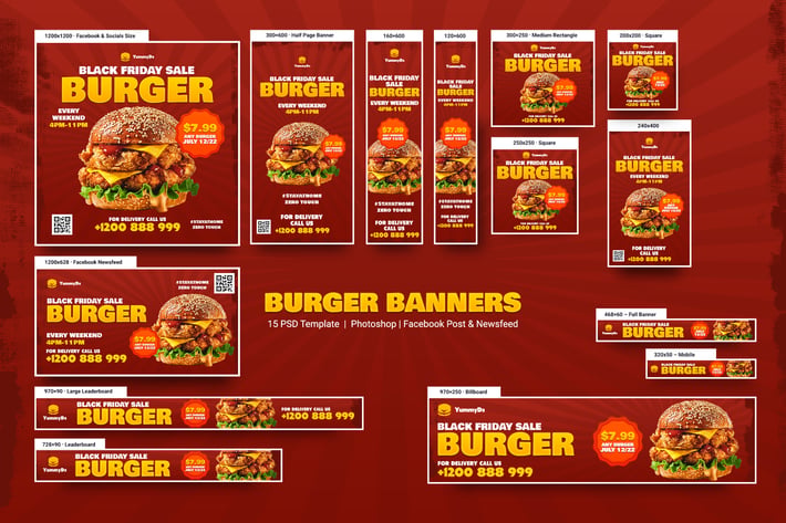 Burger Banners Ad