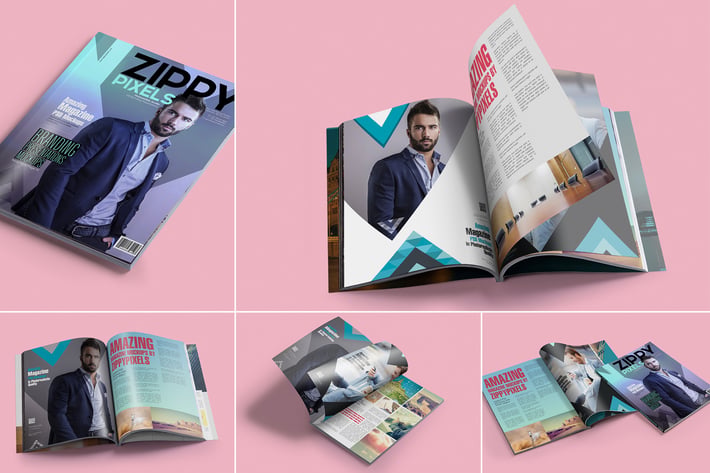 Magazine Design Mockups