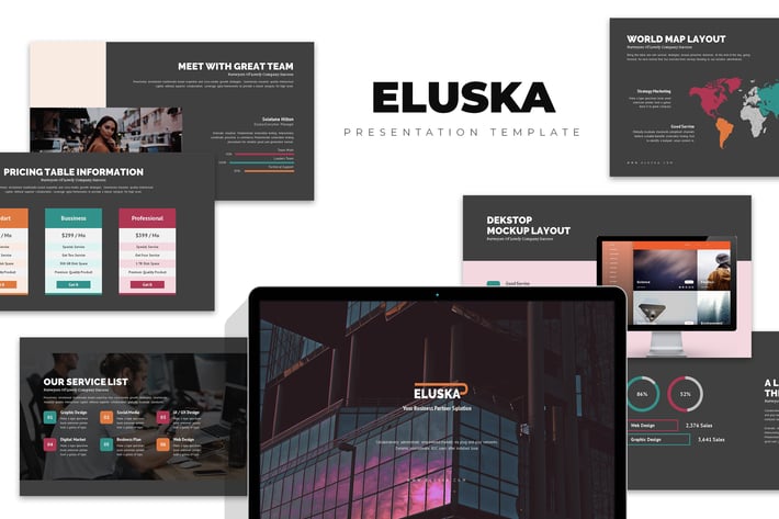 Eluska : Fresh Corporate Credentials Powerpoint