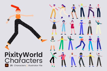 Pixity World 25 Character