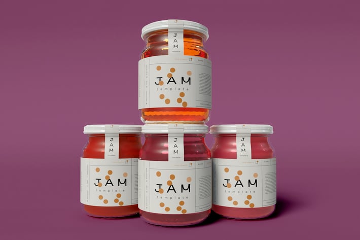Jam Jar Mockup