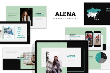 Alena : Minimal Style Keynote Template