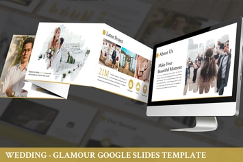 Wedding - Glamour Google Slides Template