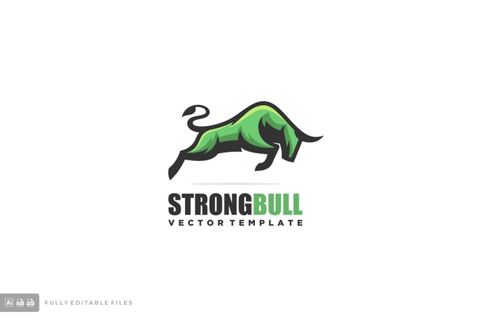 Bull Mascot Logo Template