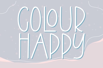 Colour Happy - Fun Sans Serif Font