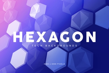 Hexagon Tech Backgrounds 2